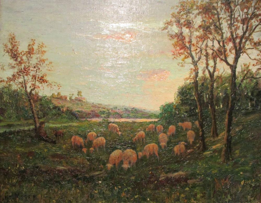 James C. Magee comparable auction result: james c magee oil painting on canvas