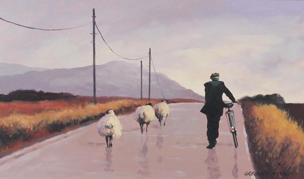 Gregory Moore comparable auction result: gregory moore bringing in the sheep