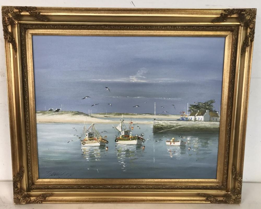 Christian Daniel comparable auction result: christian daniel painting oil on canvas