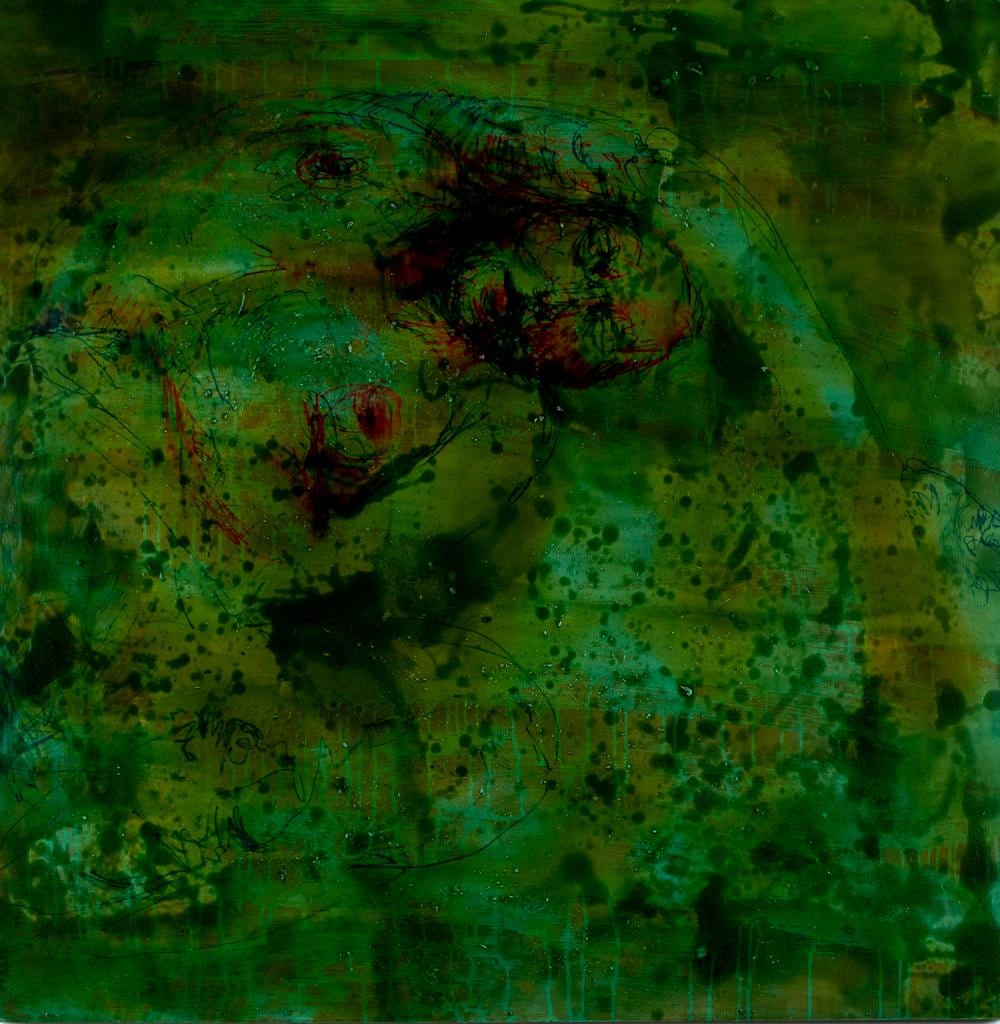 Craig Ruddy comparable auction result: craig ruddy born 1968 in the distrant blue she cries oil on board