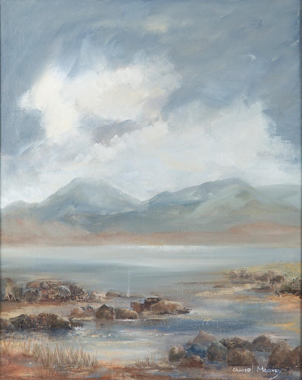 Carmel Mooney comparable auction result: carmel mooney 20th 21st century rocks at sneem co kerryoil on canvas 50 x 40cm 19 x 15 signed