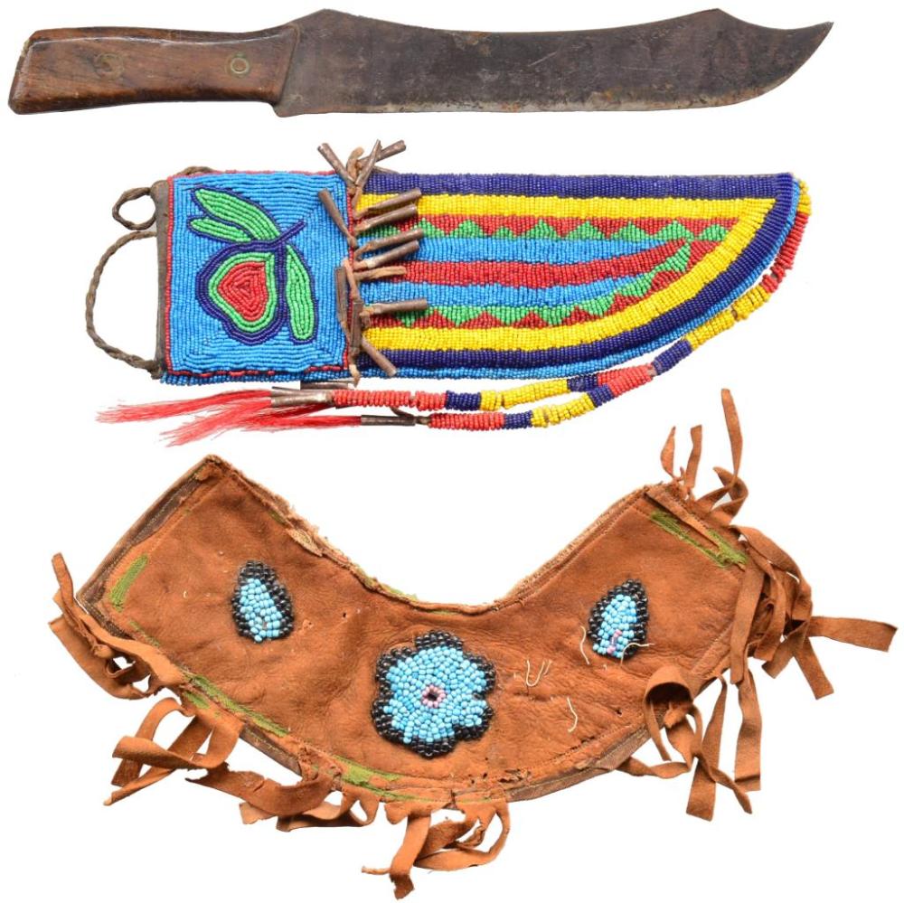 GROUP OF INDIAN ARTIFACTS. sold by Poulin Antiques & Auctions, lot 4374 — auction record photograph