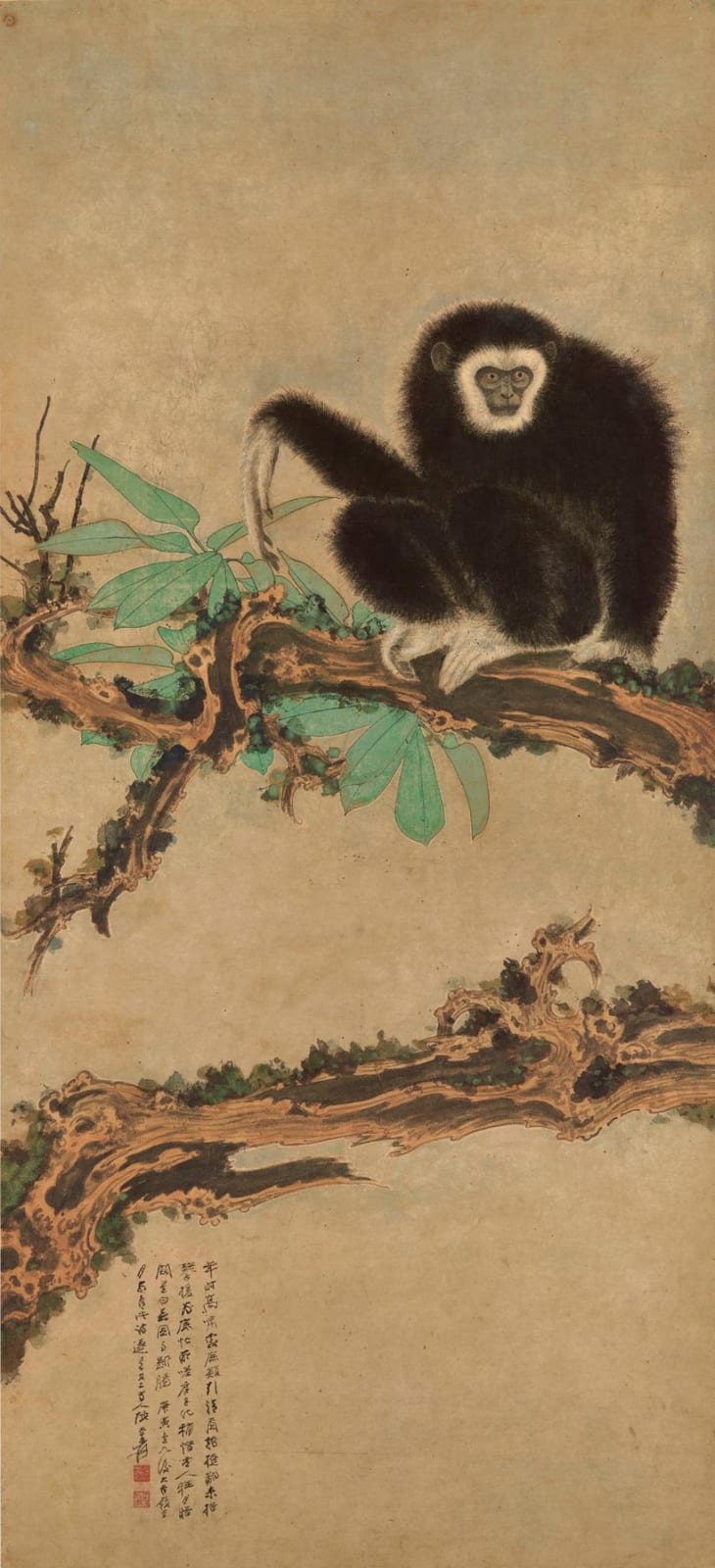 Zhang Daqian (CHANG DAI-CHIEN, 1899-1983) | Gibbon on Old Tree comparable sale