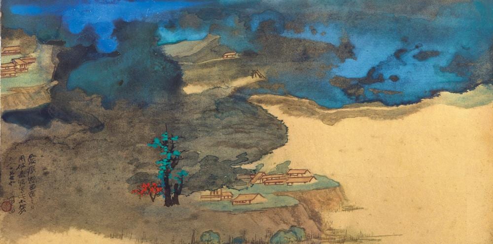 Zhang Daqian (CHANG DAI-CHIEN, 1899-1983) | Lake Achen comparable sale