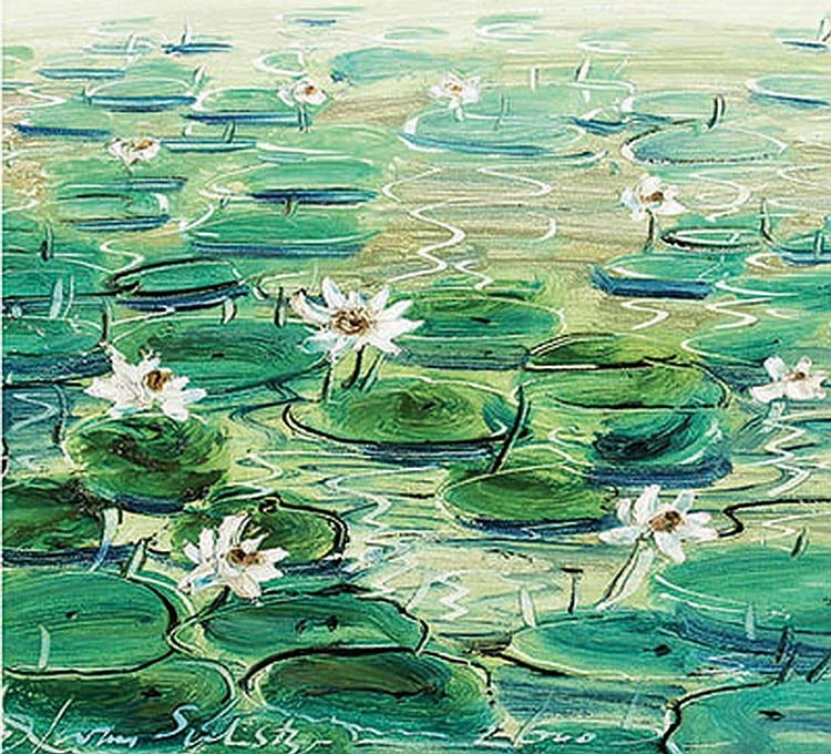 Iwan Sulistyo, J.B (b. Kudus, C. Java, 1954) Lotus comparable sale