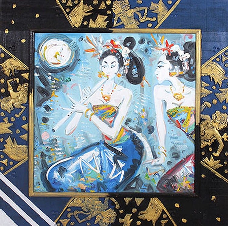 Gunarsa, Nyoman (b. Klungkung, Bali, 1944 - Bali, 2017) Peniup Seruling comparable sale