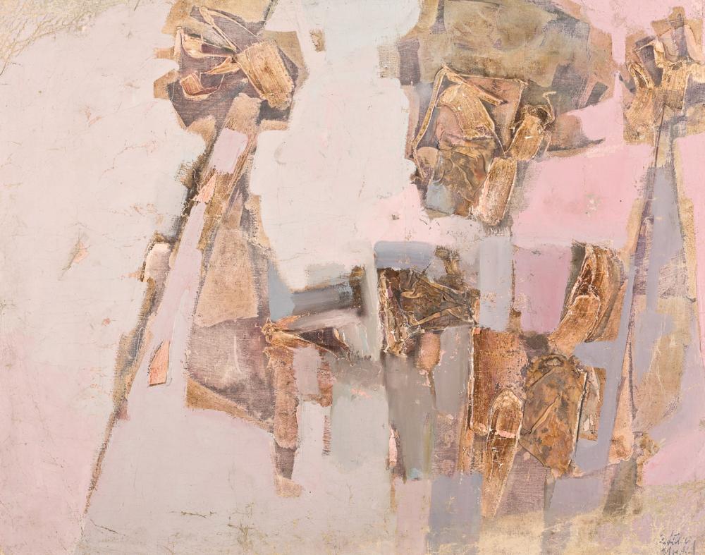 Juan Gutiérrez Montiel comparable auction result: juan guti rrez montiel jerez 1934 madrid 2008 en los toros oil on fiberboard