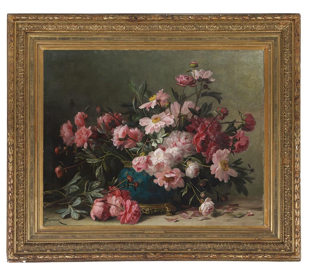 Jean Capeinick comparable auction result: jean capeinick belgian 1838 1890 still life