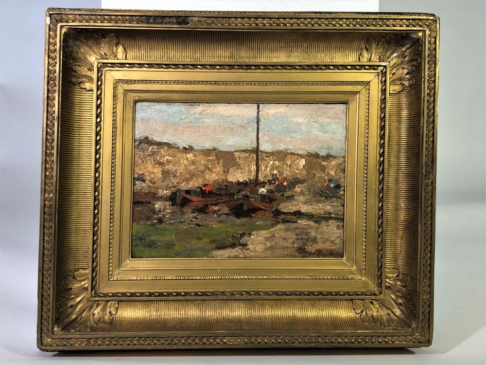 Jacob Hendricus Maris comparable auction result: jacob hendricus maris 1837 1899 oil board dutch