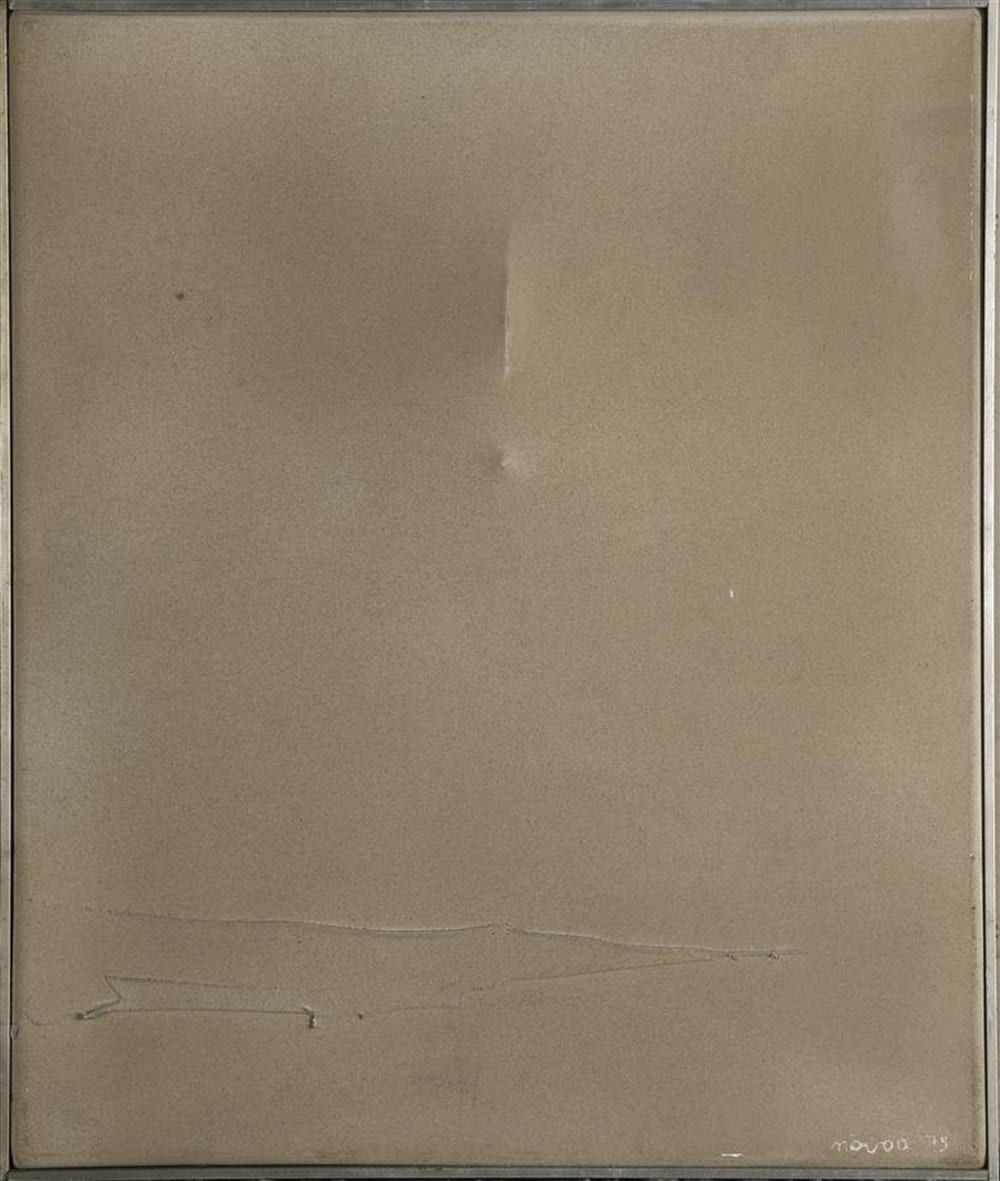 Leopoldo Nóvoa comparable auction result: leopoldo novoa 1919 2012 espace sable trois l ments 1975 technique mixte et sable