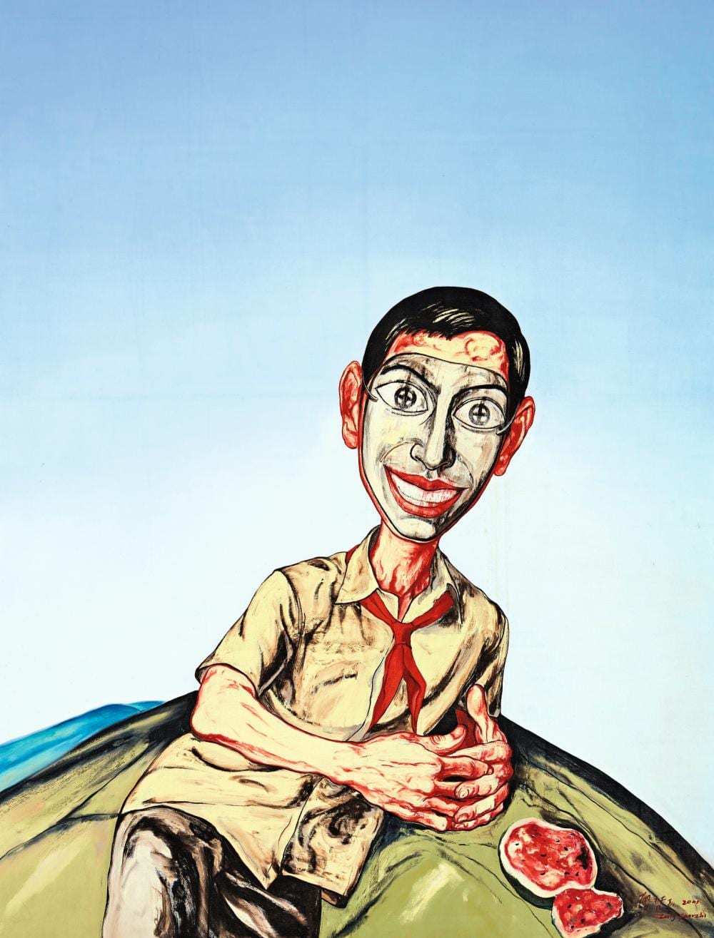 ZENG FANZHI | Untitled (Mask Series) comparable sale