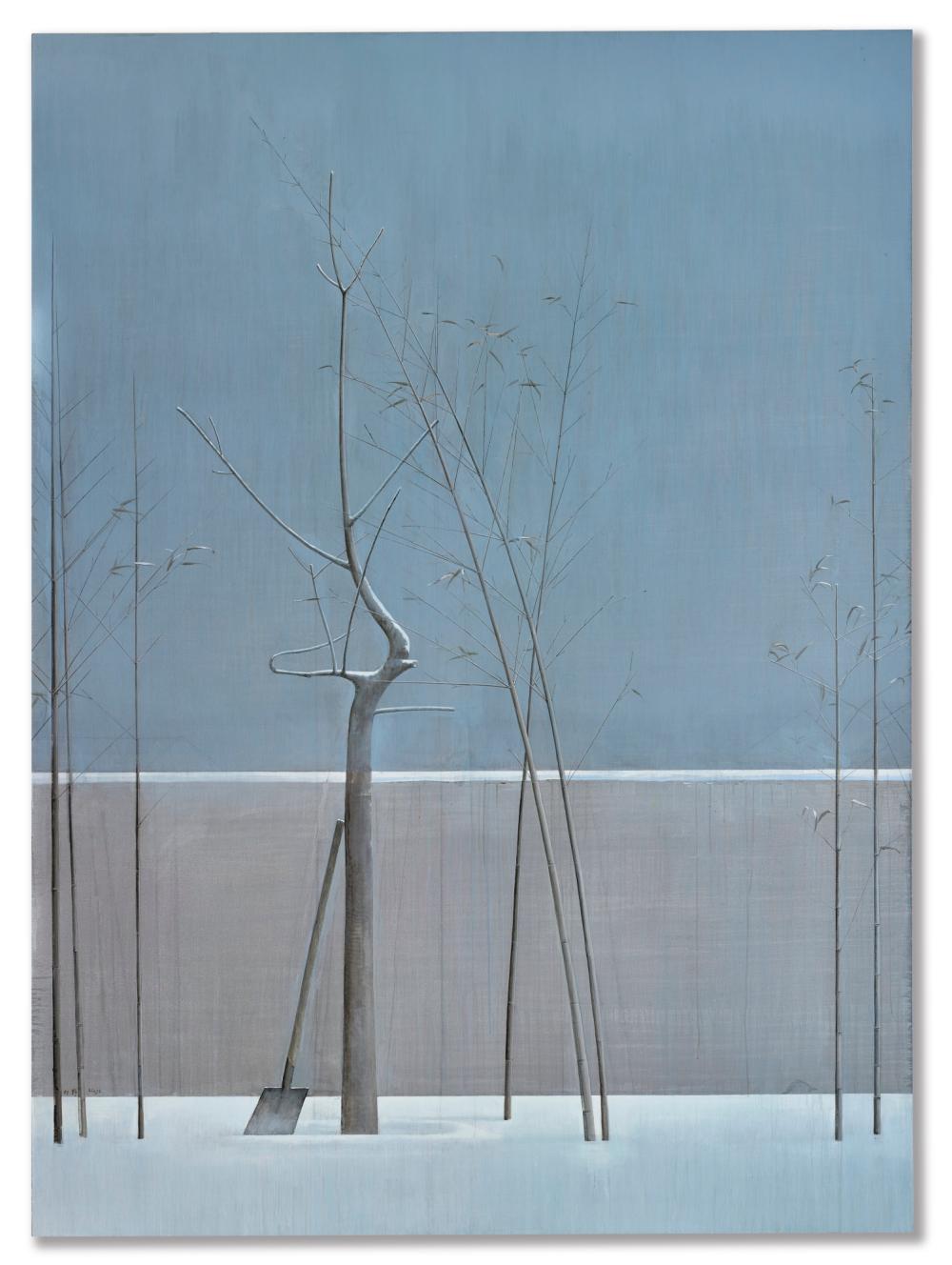 Liu Ye | Composition with Bamboo and Tree comparable sale