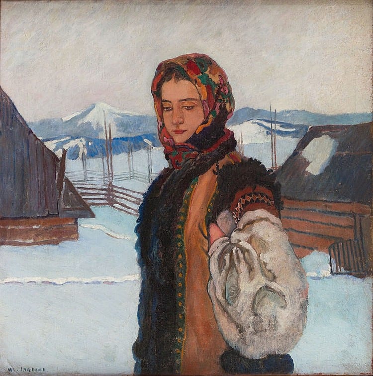 Wladyslaw Jarocki comparable auction result: wladyslaw jarocki 1879 1965 mountain girl after 1904