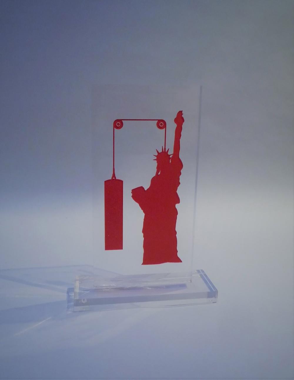 Stéphane Chavanis comparable auction result: st phane chavanis n en 1956 statue de la libert en rouge