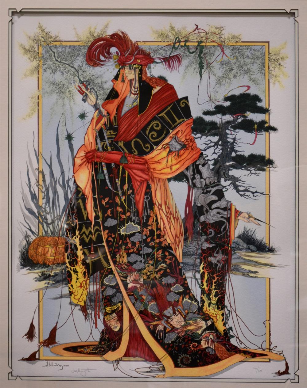 Graham Illingworth comparable auction result: graham illingworth halloween a signed limited edition silk screen print n