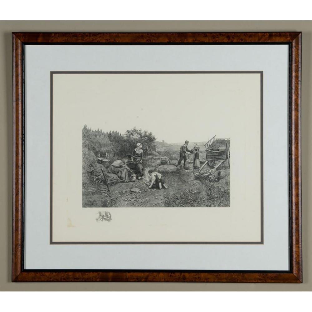Ridgway Knight comparable auction result: ridgway knight american 1839 1924 engraving