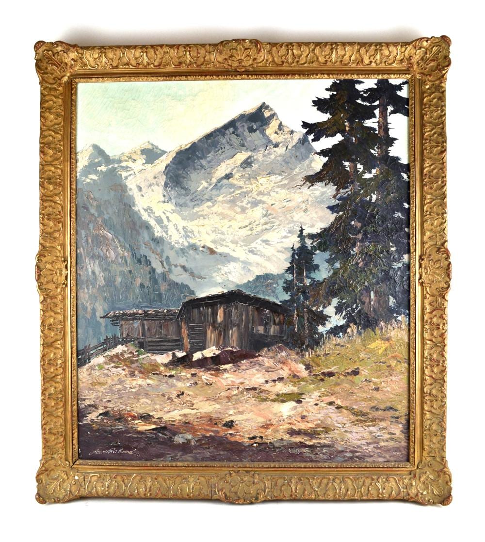 Arnold Grabone comparable auction result: arnold grabone view on the wilder kaiser