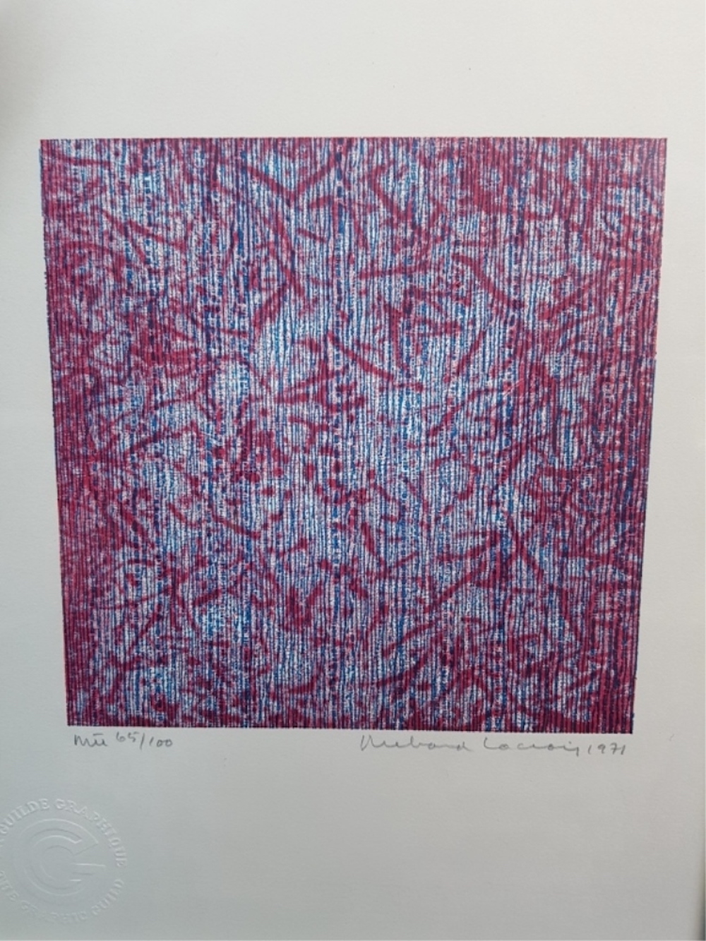 Joseph Samuel Richard Lacroix comparable auction result: richard lacroix signed and numbered print