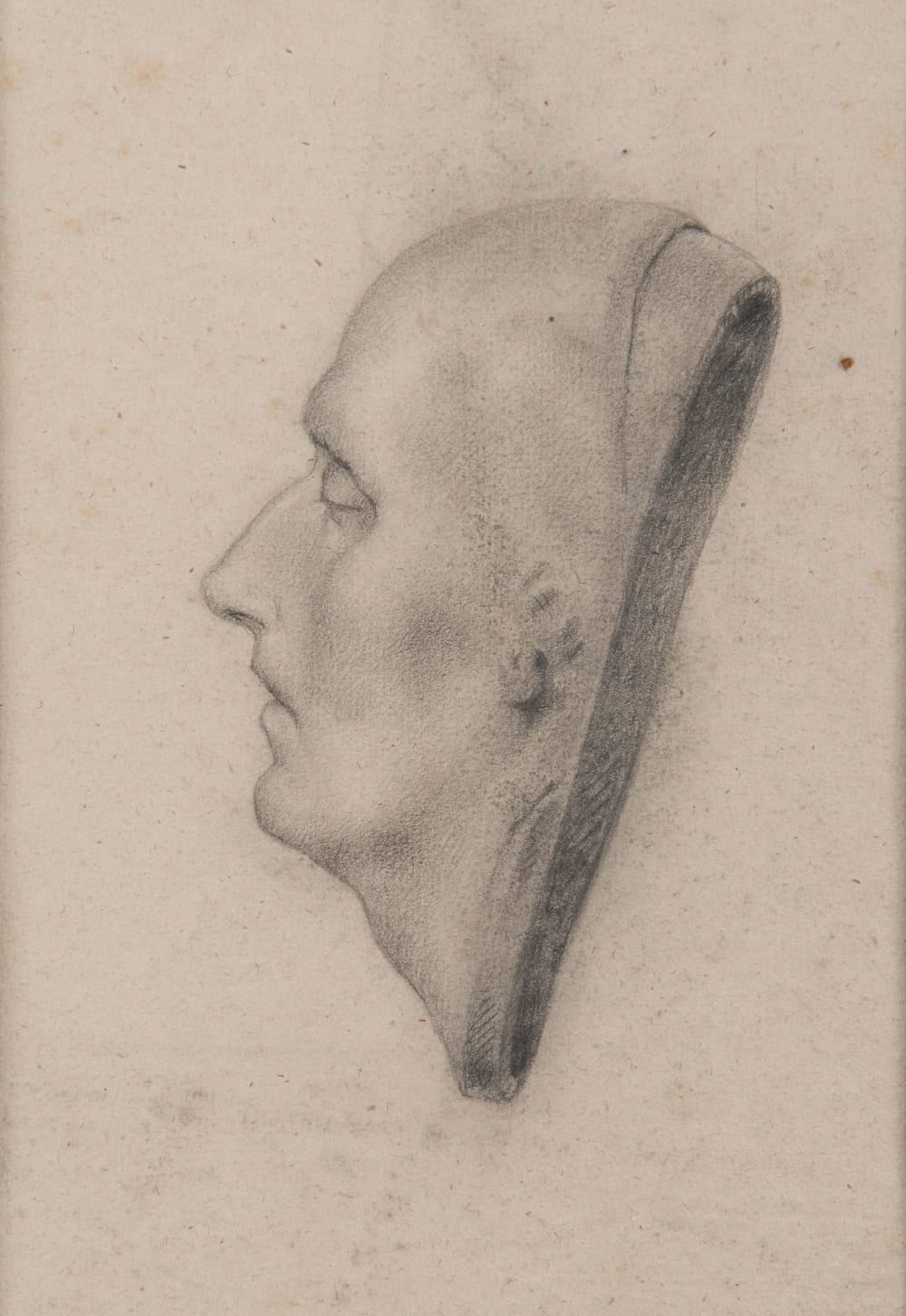Théobald Chartran comparable auction result: th obald chartran 1849 1907 attribu masque mortuaire de l empereur napol on 1er fusain sur