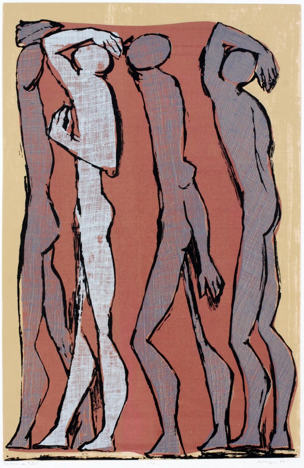 Umberto Del Negro comparable auction result: umberto del negro serigraph 1982