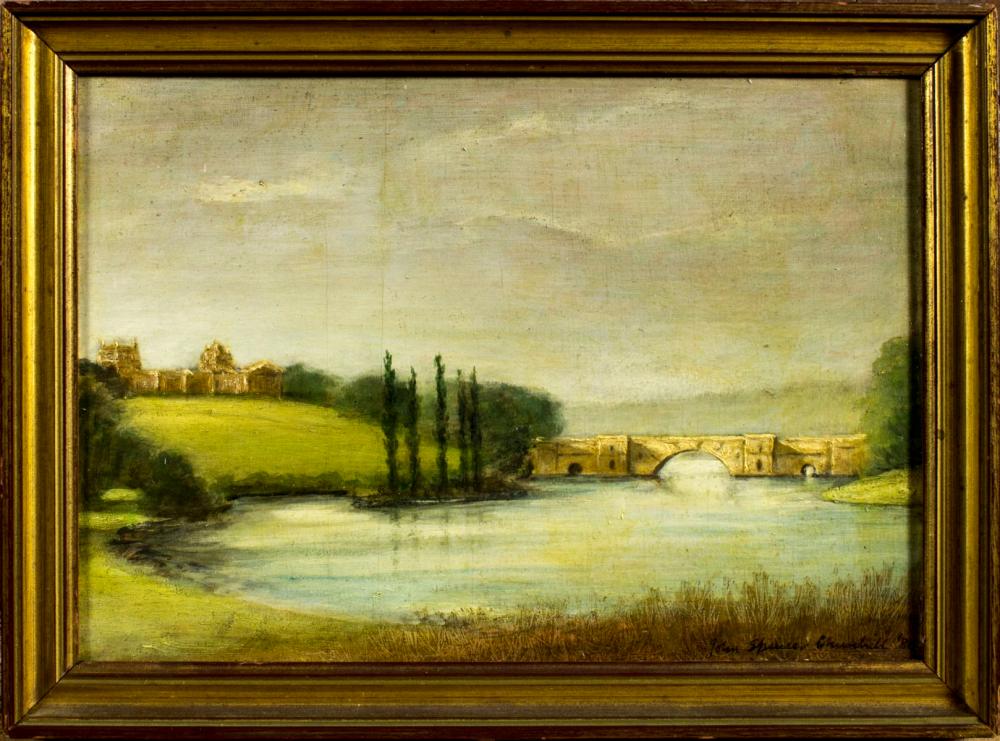 john spencer churchill uk 1909 1992 oil painting · Broward Auction Gallery LLC · 2019-04-14 John Spencer Churchill comparable auction result: john spencer churchill uk 1909 1992 oil painting