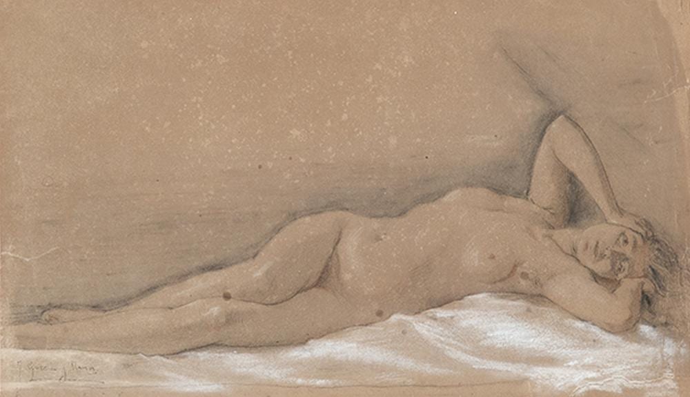 José García y Ramos comparable auction result: jos garc a y ramos dama desnuda