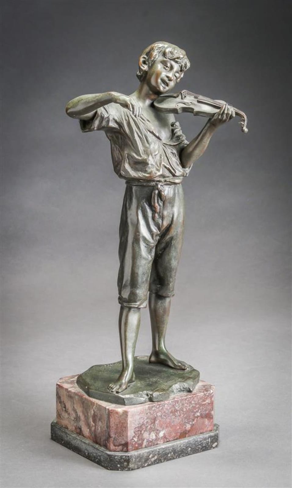 Martin (1865) Götze comparable auction result: martin g tze german 1865 1928 boy with violin bronze sculpture