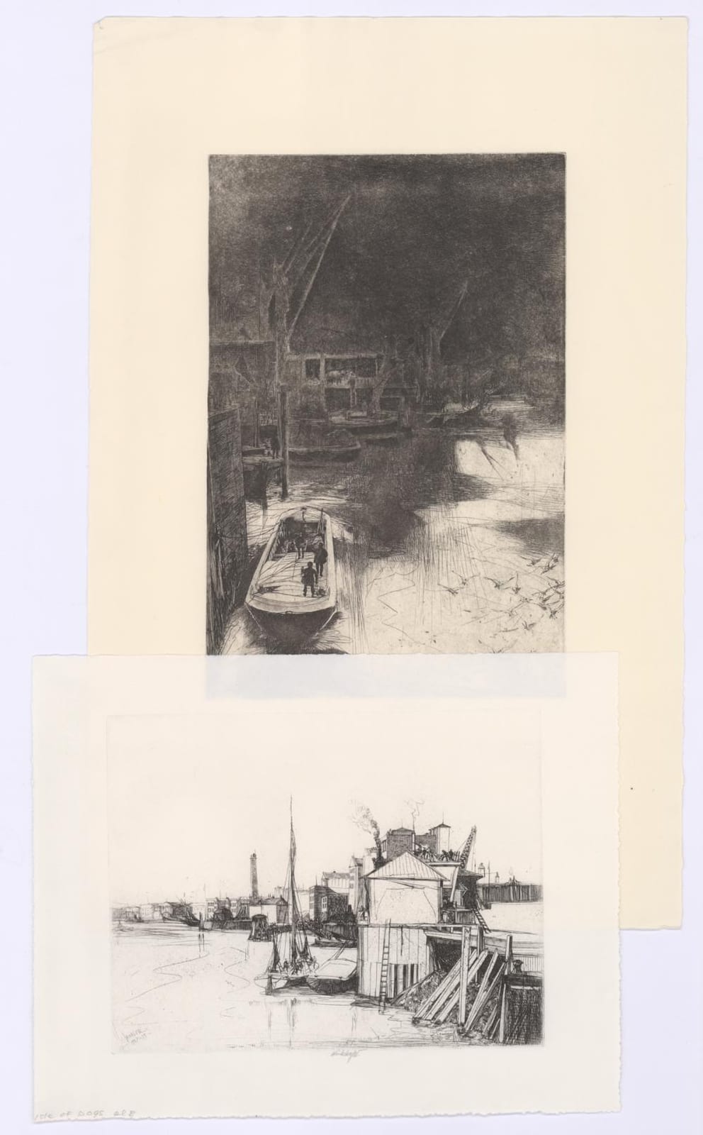 John W. Winkler comparable auction result: john w winkler signed etchings 2