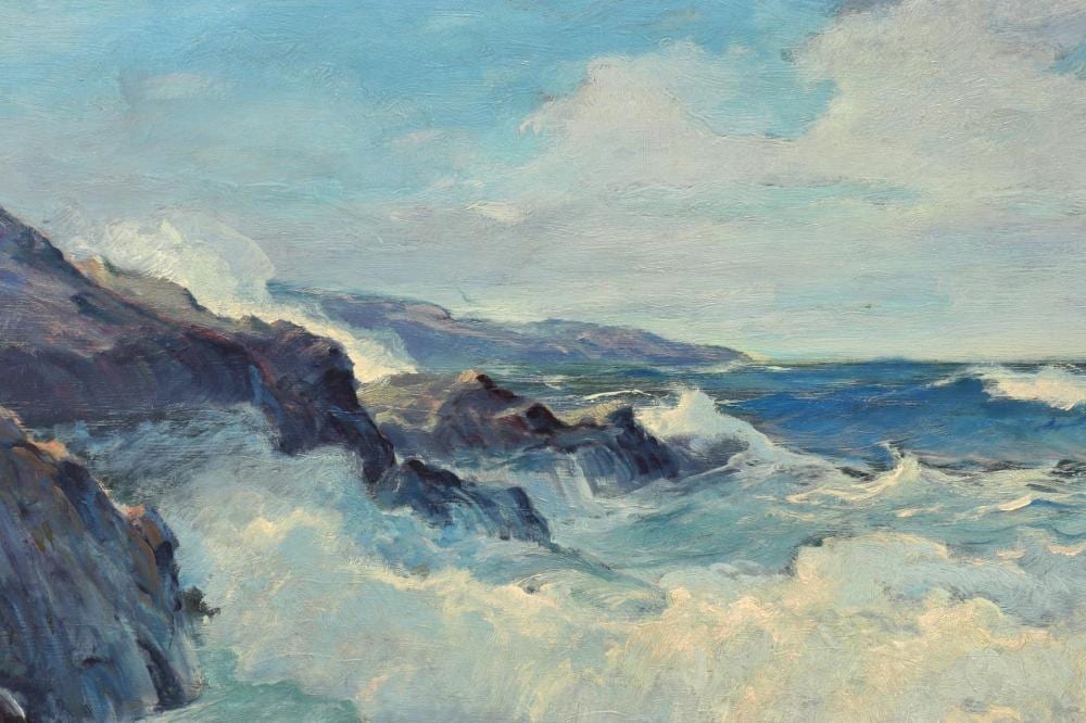 Lester Joseph Chaney comparable auction result: lester joseph chaney d 1998 seascape painting