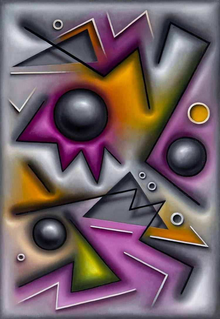 Maciej Mackiewicz comparable auction result: maciej mackiewicz b 1977 form 9k2t 2018 100 x 70 cm