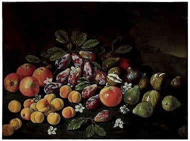giovanni battista ruoppolo naples 1629 1693 apples apricots figs and pl · Christie's · 2019-05-01 Giovanni Battista Ruoppolo comparable auction result: giovanni battista ruoppolo naples 1629 1693 apples apricots figs and pl