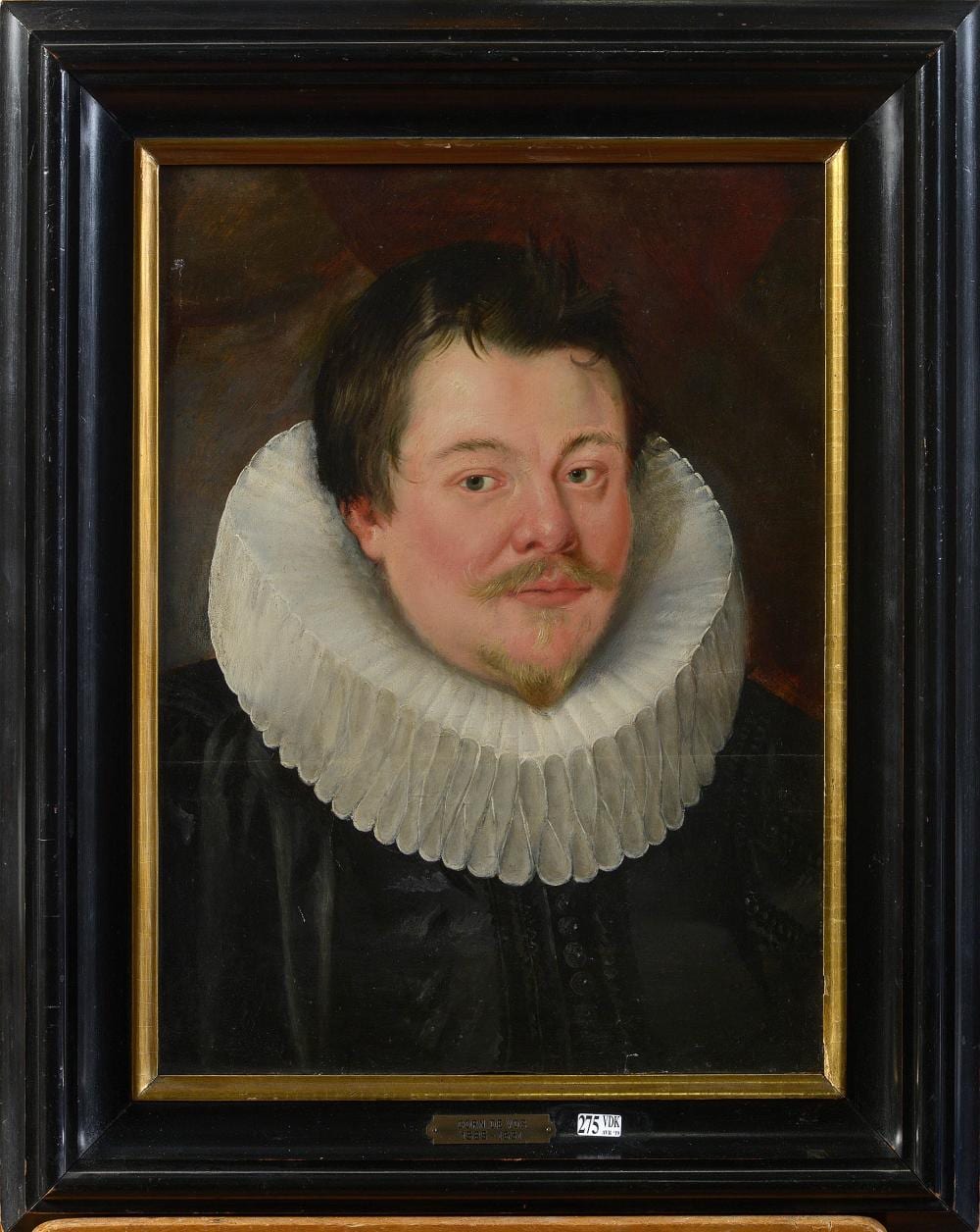 Cornelis de (1584) Vos comparable auction result: huile sur panneau de ch ne parquet portrait d un gentilhomme suiveur de