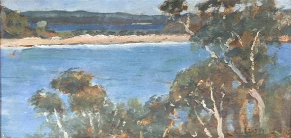charles lloyd jones 1878 1958 a blue day palm beach jan 1952 oil on panel · Theodore Bruce Auctioneers & Valuers · 2019-04-14 Charles Lloyd Jones comparable auction result: charles lloyd jones 1878 1958 a blue day palm beach jan 1952 oil on panel