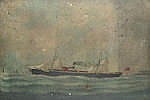 Victor Charles Edouard Adam comparable auction result: victor charles edouard adam french 1868 1938 ss camperdown leaving le havre a pair 2 unframed