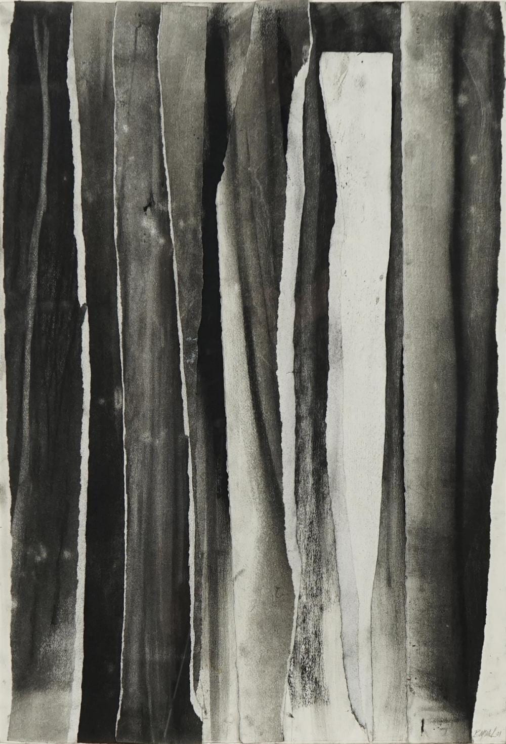 Brett McMahon comparable auction result: brett mcmahon 1966 untitled 2001 collage 76 x 56cm