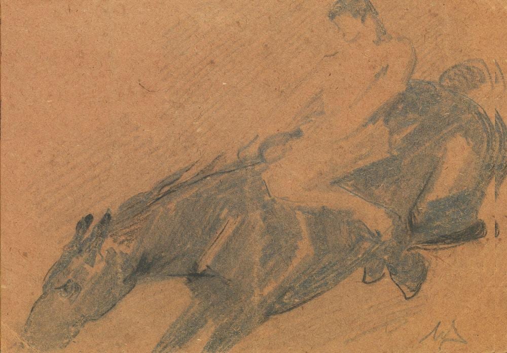 Nikolaos Lytras comparable auction result: nikolaos lytras horseback