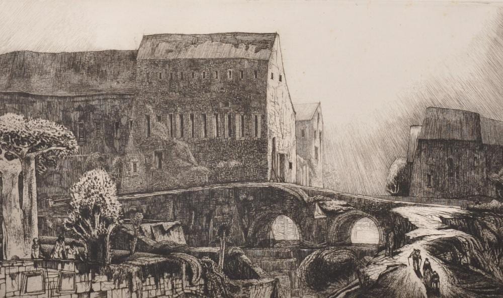 Joseph (1908) Webb comparable auction result: joseph webb 1908 1962 british asylum etching signed and inscribed unframed 7 x 11 75