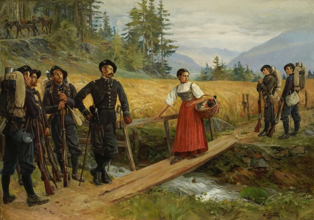 edouard castres 1838 1902 paysannes et militaire huile sur t · Geneve Encheres · 2019-05-01 Edouard Castres comparable auction result: edouard castres 1838 1902 paysannes et militaire huile sur t