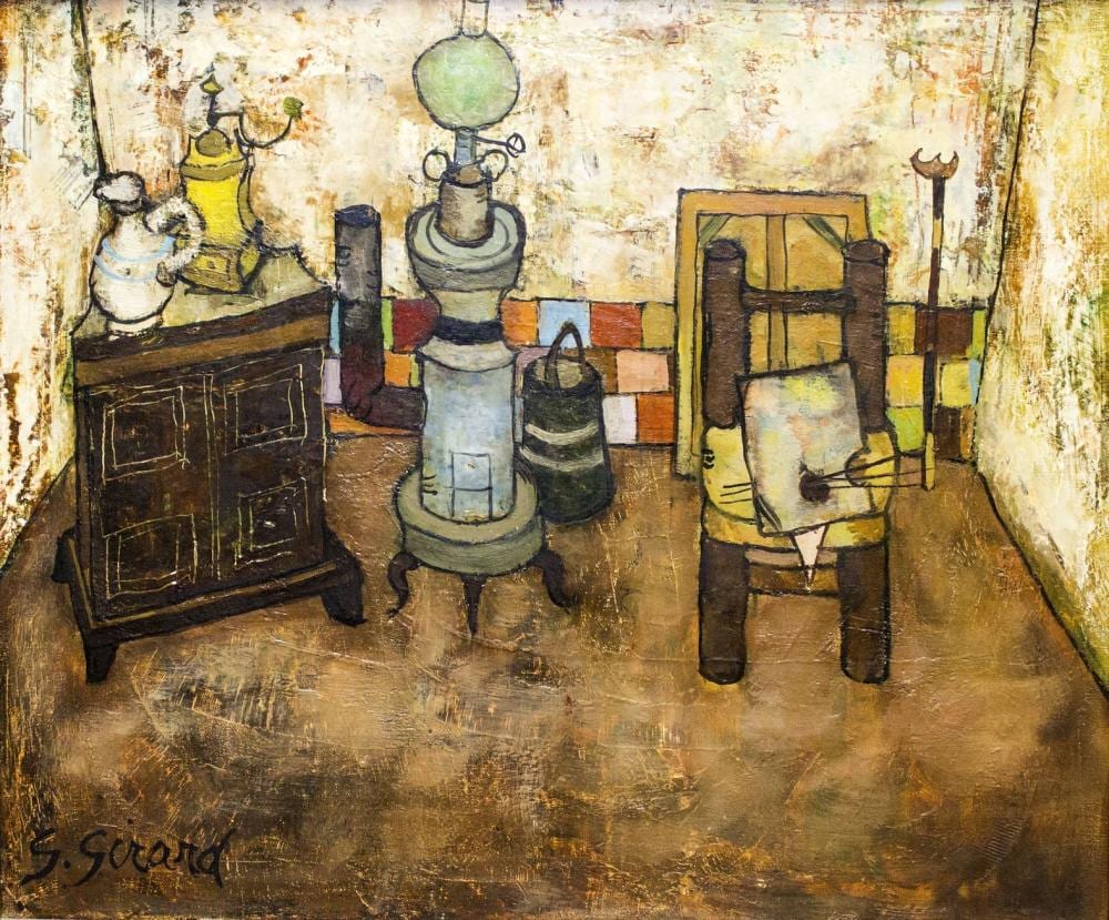 georges girard 1917 2003 int rieur la lampe huile sur toile · Geneve Encheres · 2019-05-01 Georges Girard comparable auction result: georges girard 1917 2003 int rieur la lampe huile sur toile