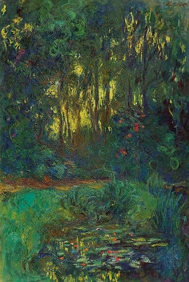 Claude Monet (1840-1926) Coin du bassin aux nymphéas oil on canvas 51 3/8 x 35 in. (130.5 x 88.8 cm.) comparable sale