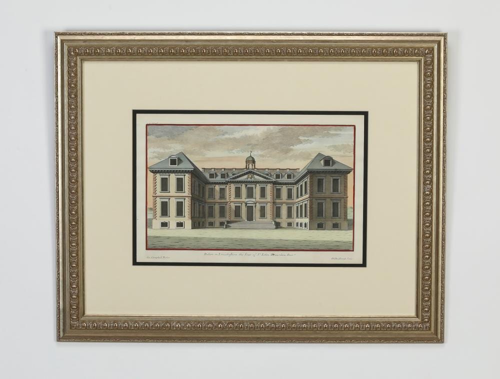 Colen Campbell comparable auction result: 3 early 18th c british architectural engravings