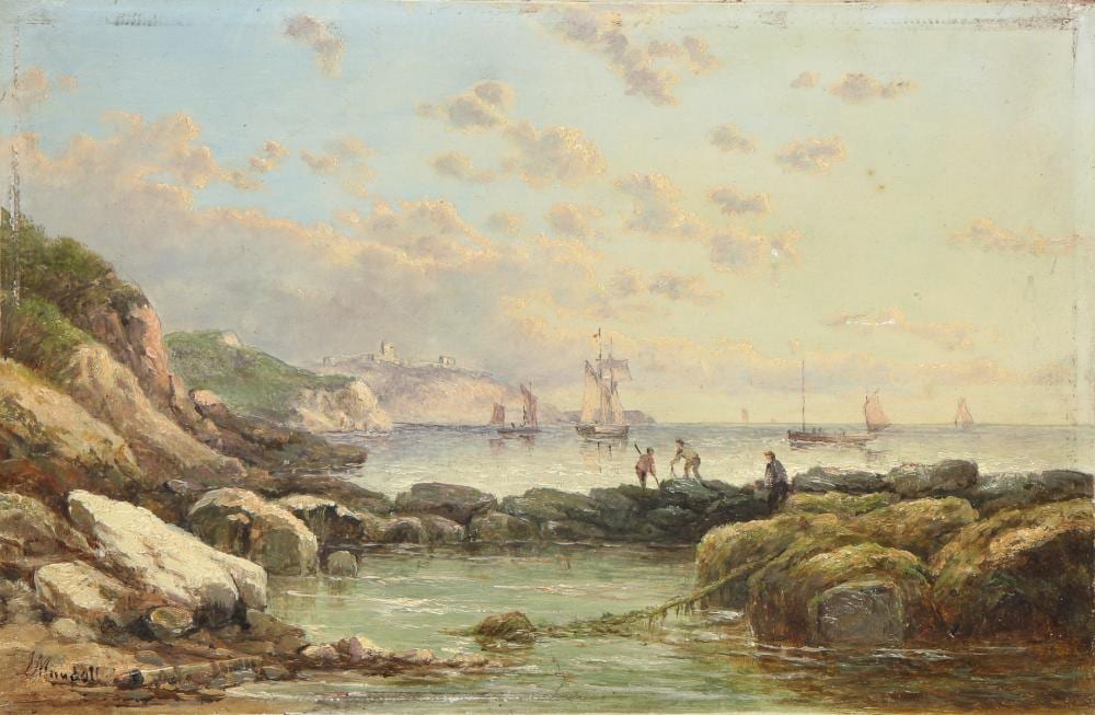 John Mundell comparable auction result: john mundell 1818 1875 coastline view