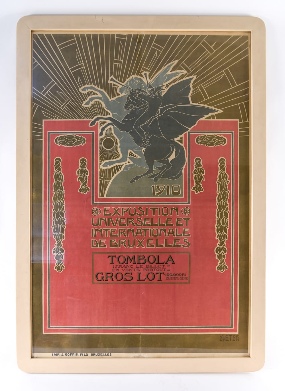 Victor Creten comparable auction result: victor creten belgian 1878 1966 poster