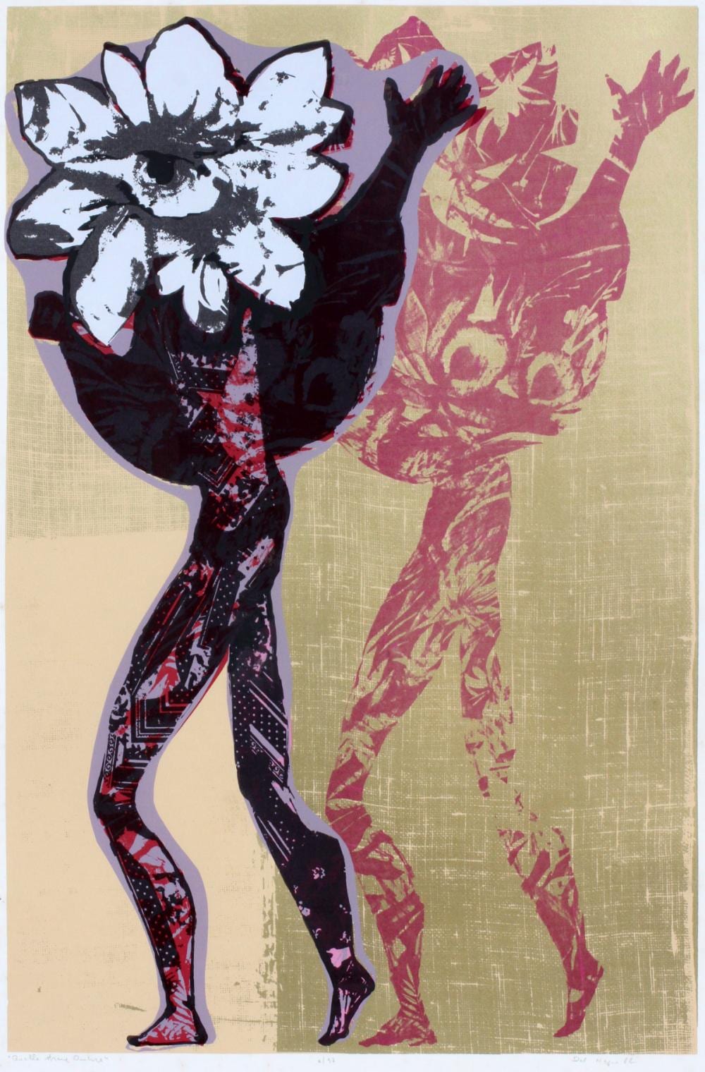 Umberto Del Negro comparable auction result: umberto del negro serigraph 1982 h 29 w 19