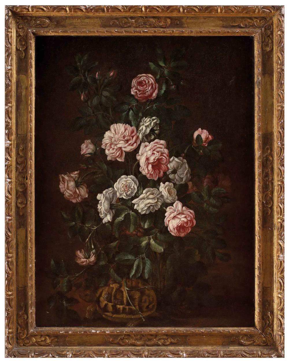 Bartolomeo Ligozzi comparable auction result: bartolomeo ligozzi verona 1620 florence 1695 bouquet of roses with turtles