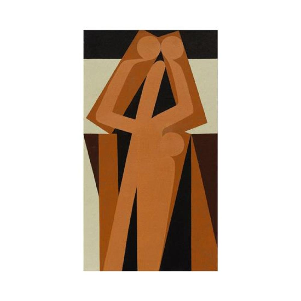Léon Wuidar comparable auction result: l on wuidar born 1938 equilibre 1965 oil on canvas signed dated and titled on the reverse 35