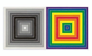 Frank Stella (b. 1936) WWRL alkyd on canvas 62 5/8 x 125 ¼ in. (159 x 318.1 cm.) comparable sale