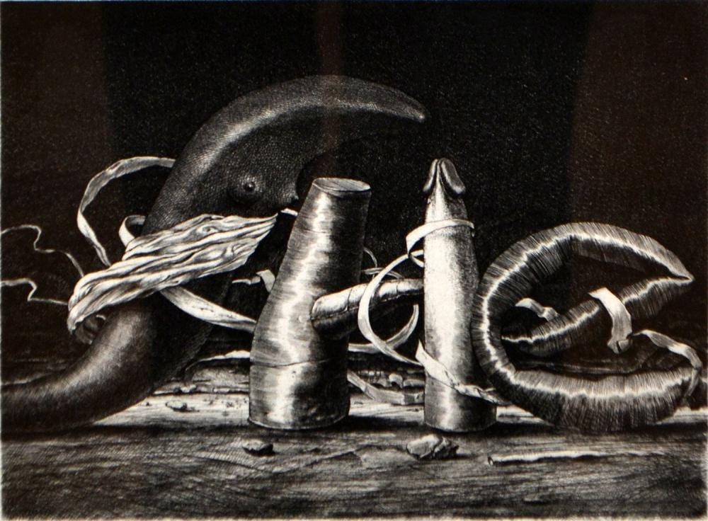 Neil Moore comparable auction result: neil moore born 1950 untitled etching 3 32