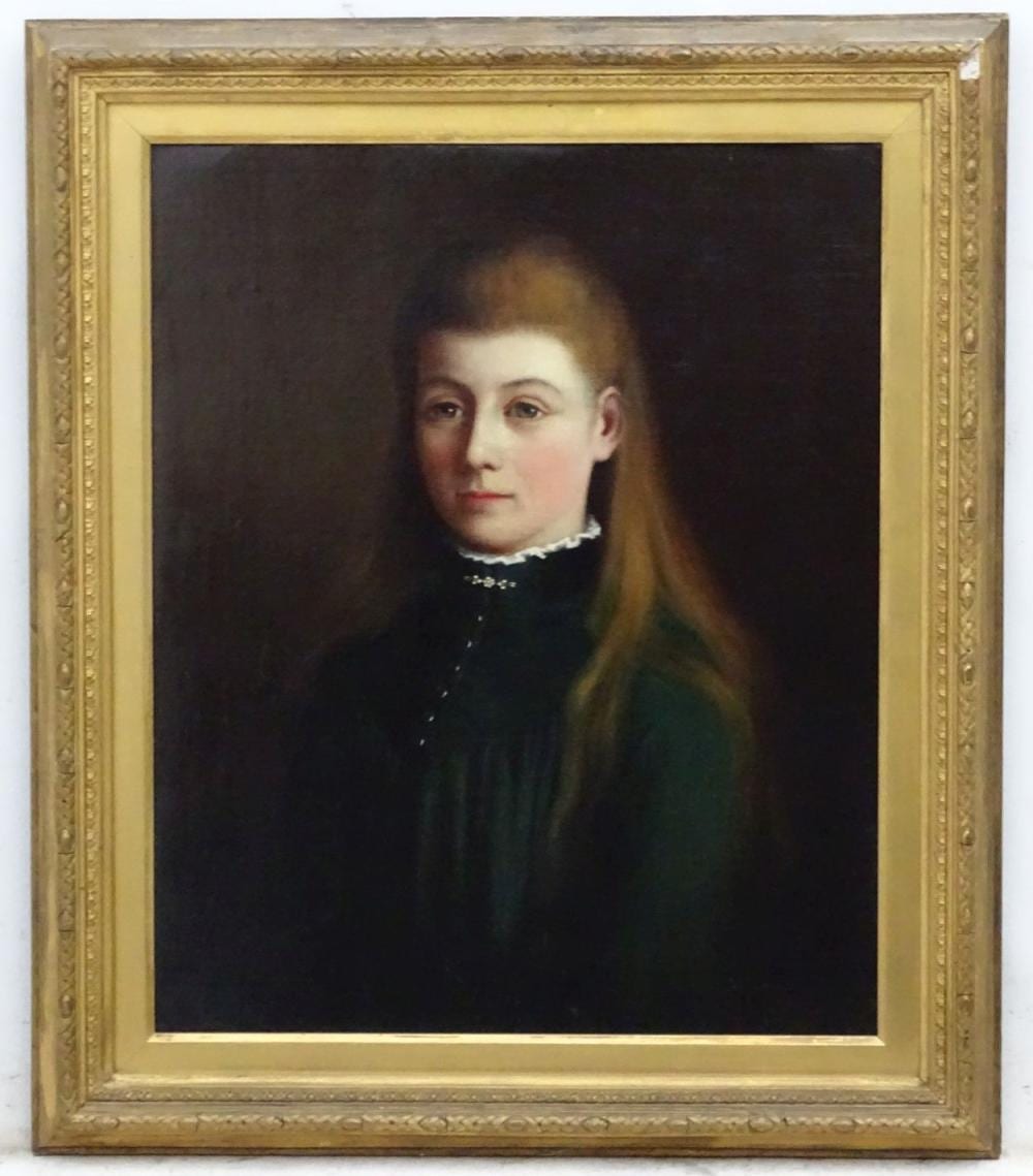 Gertrude Massey comparable auction result: gertrude seth 1868 1957 oil on canvas 1889 portrait of a girl with lo