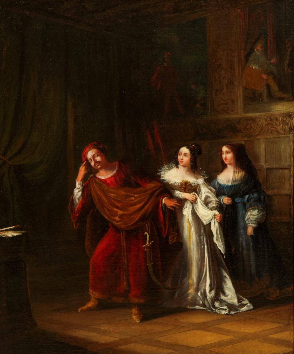 Charles Landseer comparable auction result: large painting signed charles landseer